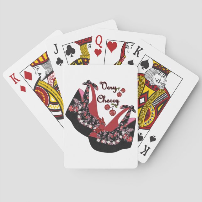 RAB Rockabilly Very Cherry Shoes Poker Cards (Back)