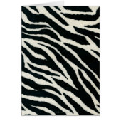 RAB Rockabilly Zebra Print Black & White Cards (Front)