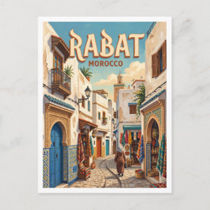 Rabat Medina Morocco Postcard