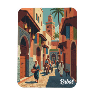 Rabat Morocco Travel Postcard Magnet