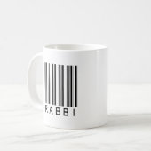 Rabbi Bar Code Coffee Mug (Front Left)