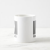 Rabbi Bar Code Coffee Mug (Center)