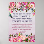 Rabbi Chiyya's Hebrew Prayer for Teachers & Rabbis Poster<br><div class="desc">One of the Rabbis' prayers preserved in Talmud Tractate Berachot 17a. A beautiful idea for a gift for all teachers,  Rabbis,  bat and bar mitzvah kids,  and others who love studying Torah.

#Jewish #JewishPrayer #Hebrew #RabbiGift #JewishGift #HebrewPrayer #TeacherGift</div>