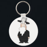 Rabbi Keychain<br><div class="desc">An illustration of a Jewish orthodox man,  dressed with the traditional clothes.  This illustration can be fitted with custom text and used for a variety of Jewish and Israeli concepts or even holidays like Hanuka passover and more.  This illustration was created by using clean,  elegant,  simple and humorous principles.</div>