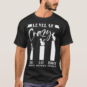 Rabbi Level Of Crazy Bunny People T-Shirt