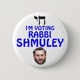 Rabbi Shmuley Boteach for Congress Button