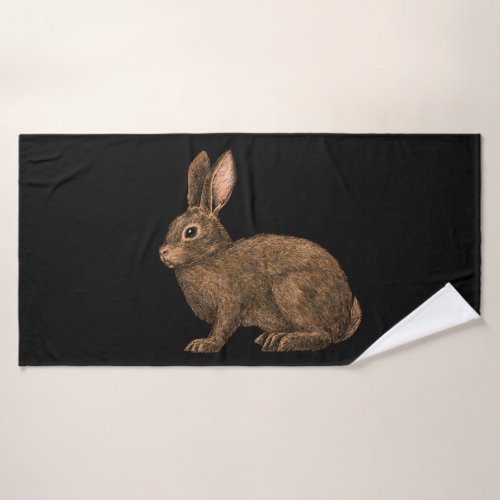 Rabbit 2 bath towel set