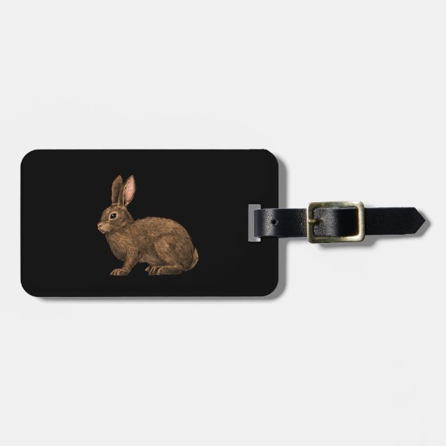 Rabbit 2 luggage tag (Front Horizontal)