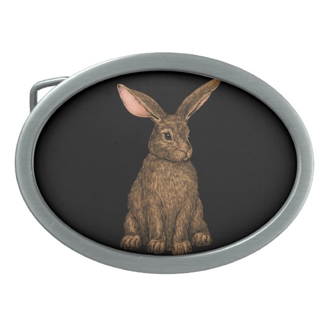 Rabbit 3 belt buckle (Front)