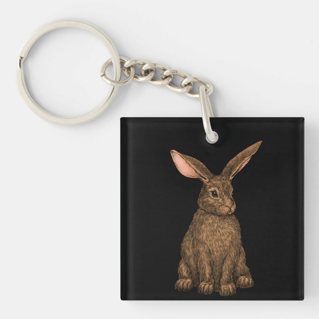 Rabbit 3 keychain (Front)