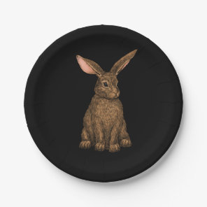 Rabbit 3 paper plates