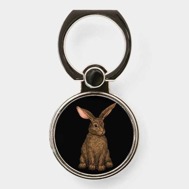 Rabbit 3 phone ring stand (Front)