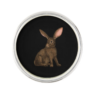 Rabbit 4 lapel pin