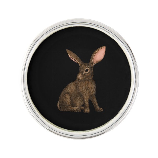 Rabbit 4 lapel pin (Front)