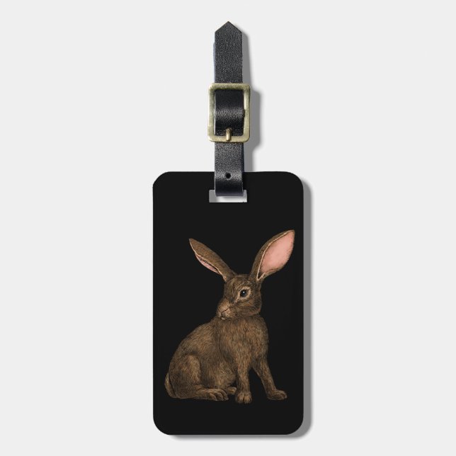 Rabbit 4 luggage tag (Front Vertical)