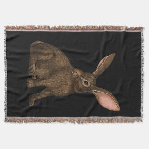 Rabbit 4 throw blanket