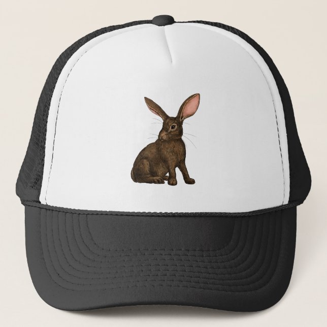 Rabbit 4 trucker hat (Front)