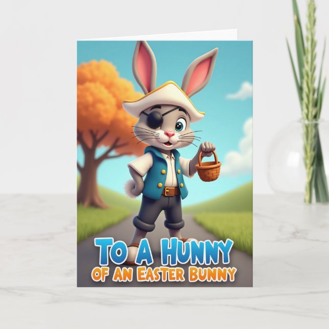 Rabbit Adventure Scene Card (Front)