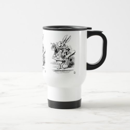 Rabbit Alices Adventures in Wonderland Travel Mug