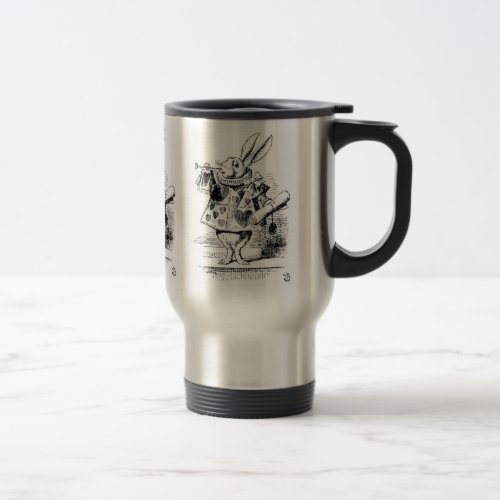 Rabbit Alices Adventures in Wonderland Travel Mug