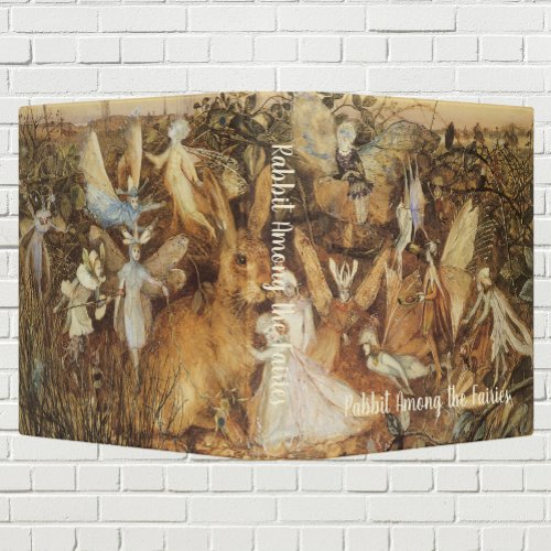 Rabbit Among the Fairies Vintage Fairy Tales 3 Ring Binder