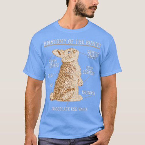 Rabbit Anatomy Bunny Lover Animal Pet Owner Sweats T_Shirt