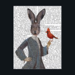 Rabbit and Bird 2 Postcard<br><div class="desc">Animals & Nature</div>
