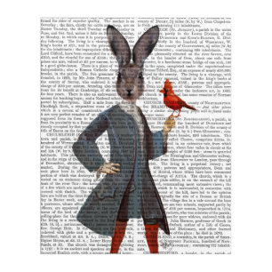 Rabbit And Bird Acrylic Print