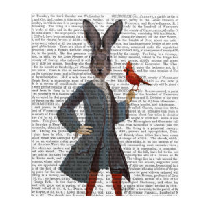 Rabbit and Bird Acrylic Print