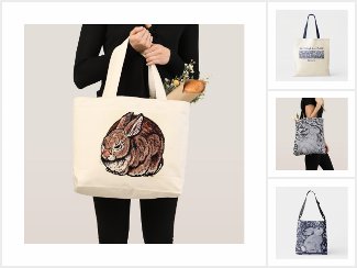 Rabbit and Bunny Tote Bag Collection