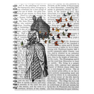 Rabbit and Butterfly Parasol 2 Notebook