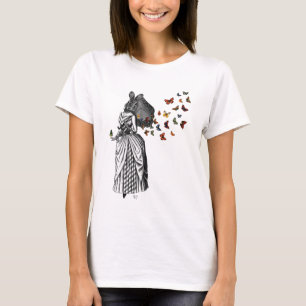 Rabbit and Butterfly Parasol 2 T-Shirt