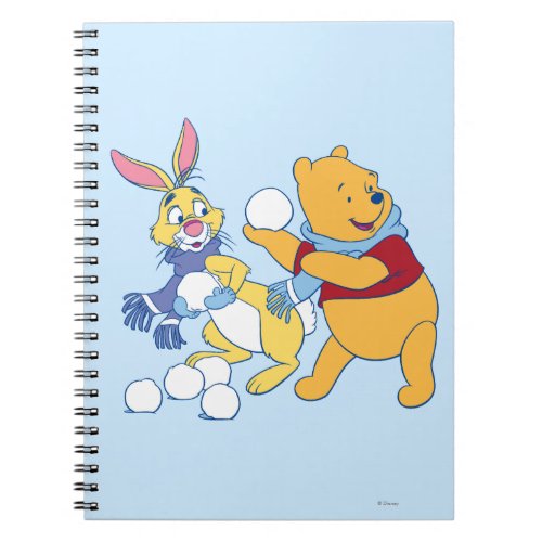 Rabbit and Pooh Notebook