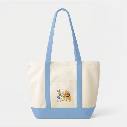 Rabbit and Pooh Tote Bag