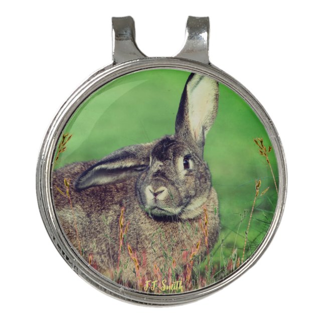 Rabbit Animal Fashionable Hat Clip (Front)