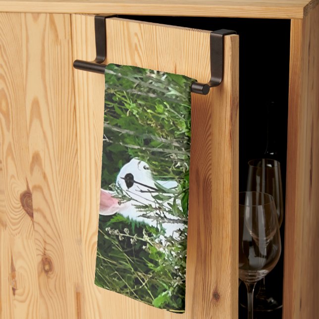 Rabbit Animal  Kitchen Towel (Thirds Fold)