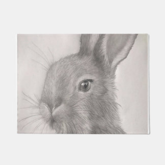 Rabbit Art Door Mats