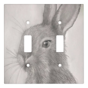 Rabbit Art Light Switch Covers