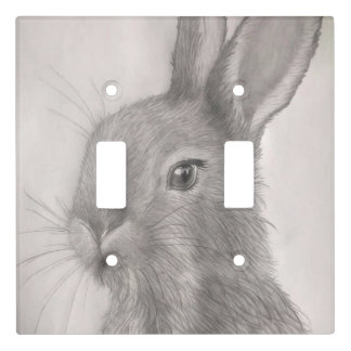 Rabbit Art Light Switch Covers
