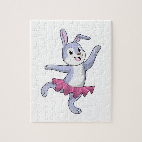 Rabbit as Ballerina at Ballet Jigsaw Puzzle