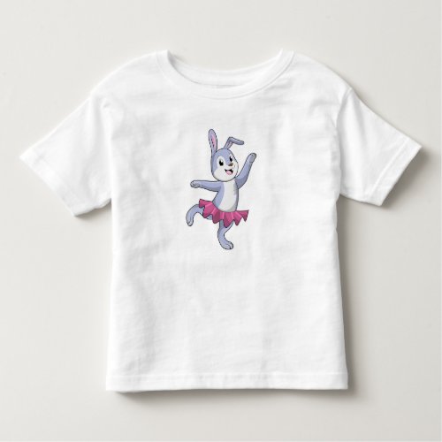 Rabbit as Ballerina at Ballet Toddler T_shirt