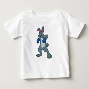 Rabbit as Boxer with Boxing gloves Baby T-Shirt