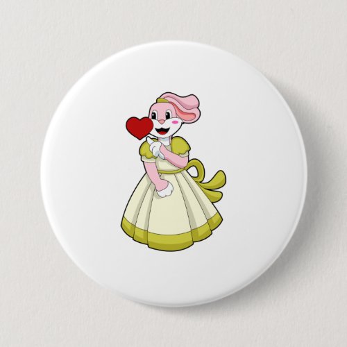 Rabbit as Bride with Wedding dressPNG Button