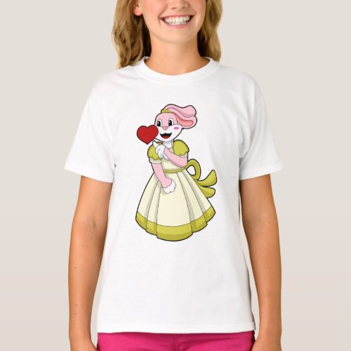 Rabbit as Bride with Wedding dressPNG T_Shirt