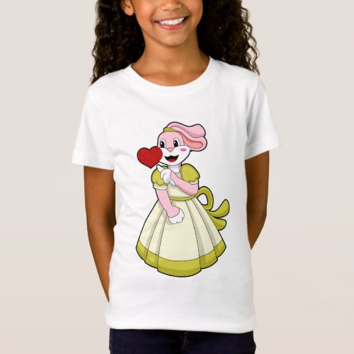 Rabbit as Bride with Wedding dressPNG T_Shirt