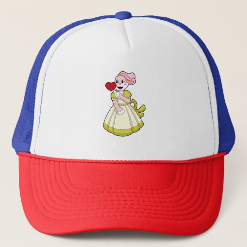 Rabbit as Bride with Wedding dressPNG Trucker Hat