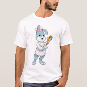 Rabbit as Cook with Carrot T-Shirt