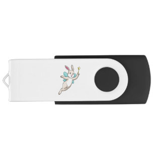 Rabbit as Fairy with Magic wand Flash Drive