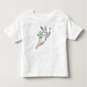 Rabbit as Fairy with Magic wand Toddler T-shirt