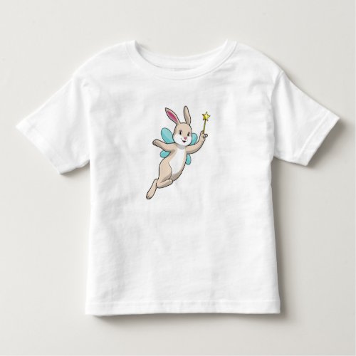 Rabbit as Fairy with Magic wand Toddler T_shirt